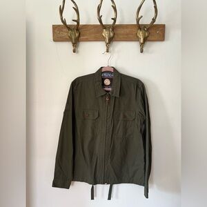 Pretty Green Lightweight Olive Jacket, perfect condition!